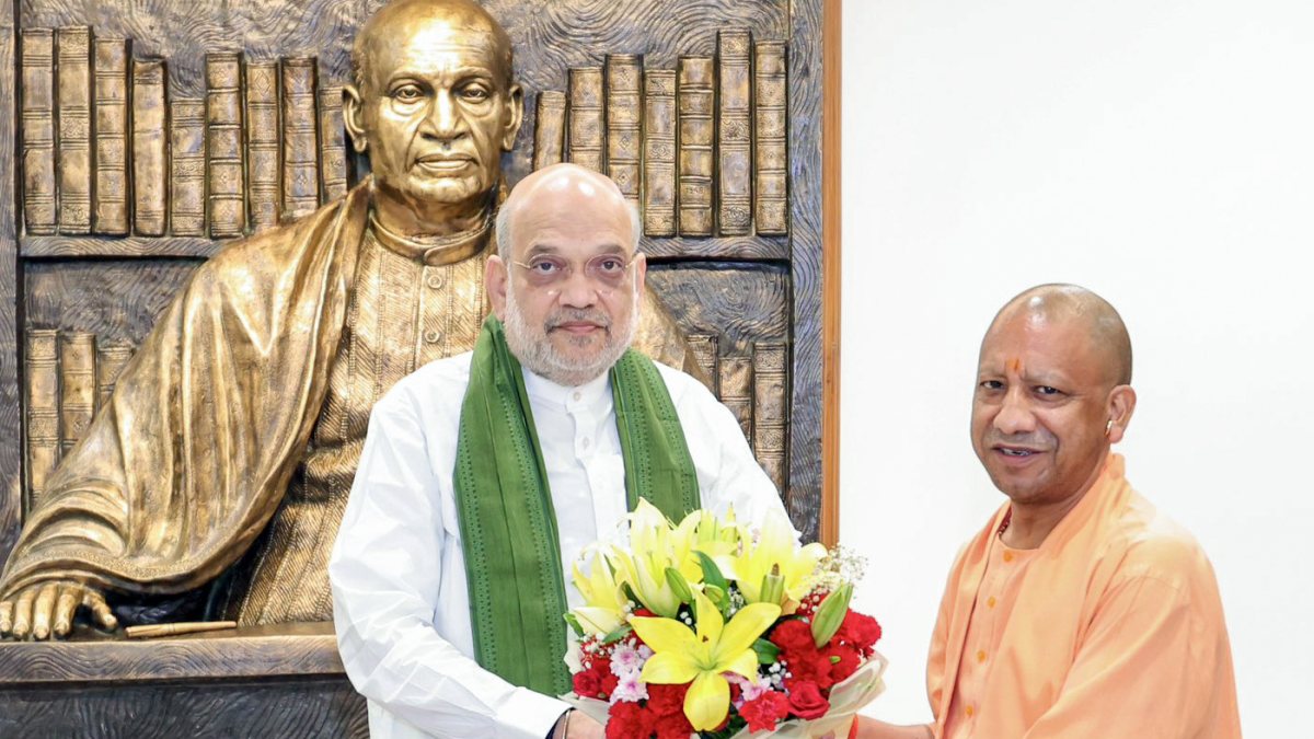 Yogi Adityanath meets Amit Shah in New Delhi