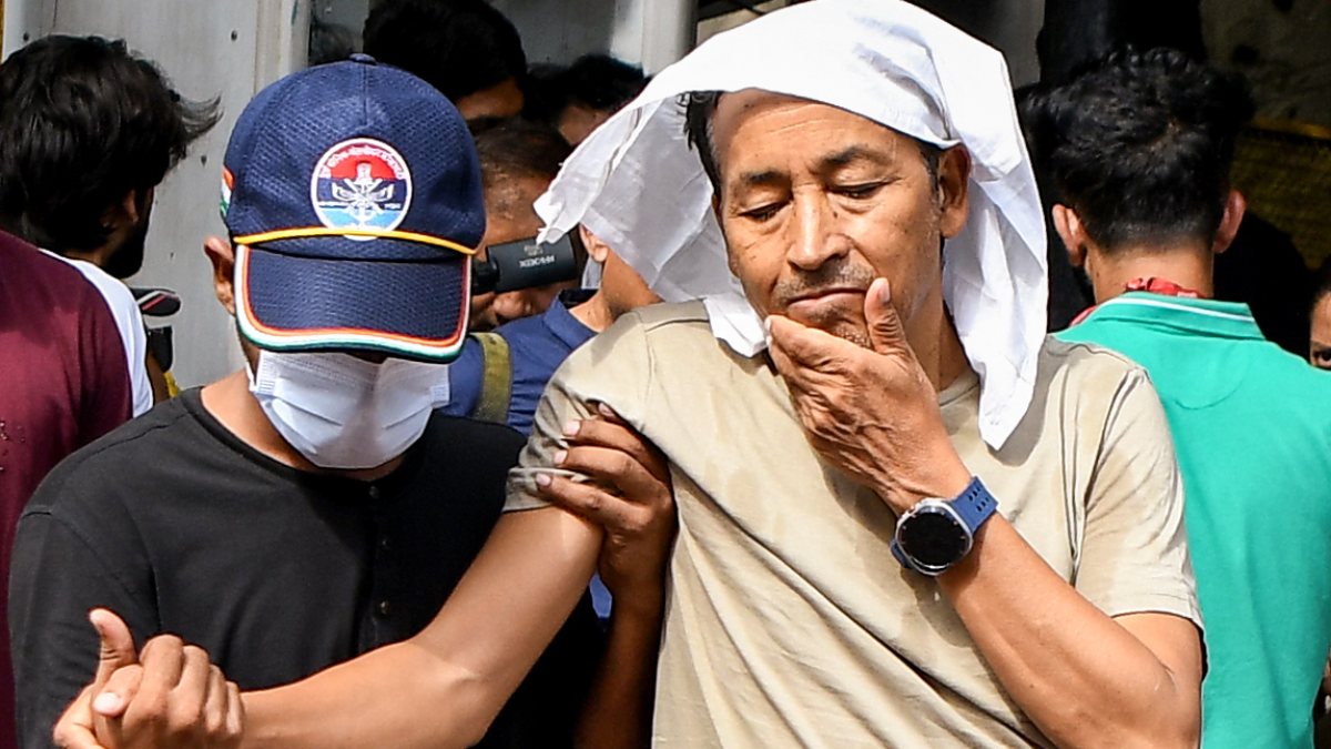 Sonam Wangchuk walks with support on 18th day of hunger strike