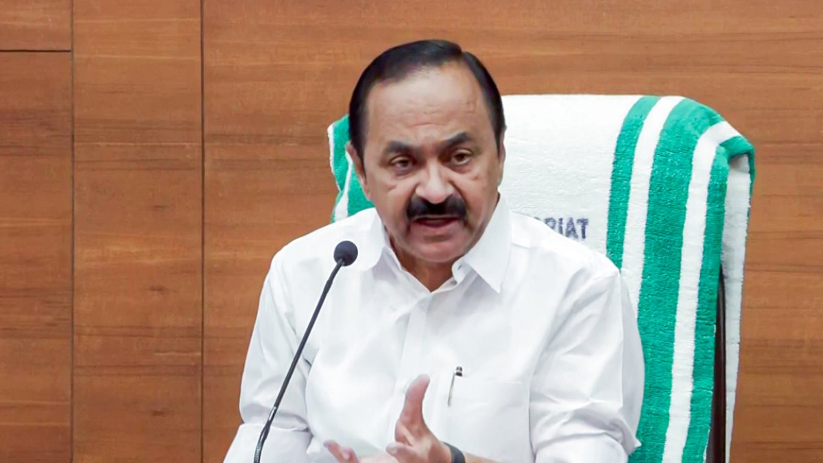 Kerala CM Satheesan addresses press conference in Thiruvananthapuram