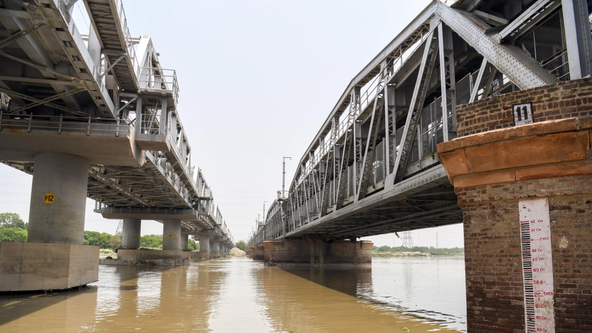 Yamuna river swells after water released from Hathnikund barrage