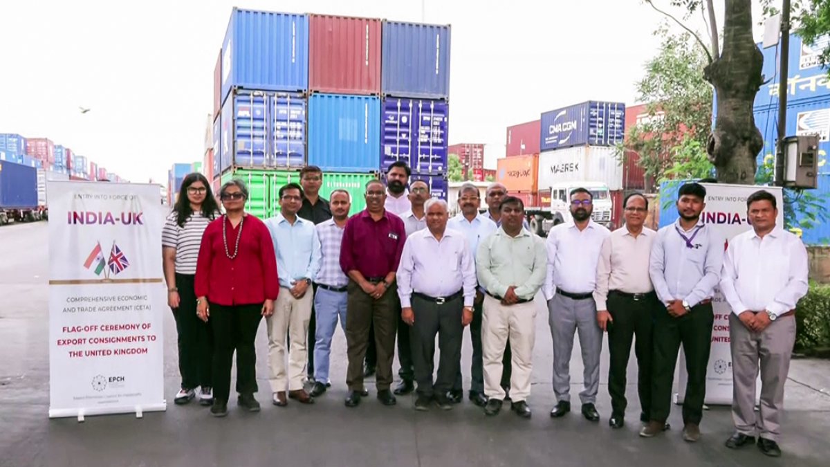Exporters flag off consignments to UK under India-UK CETA