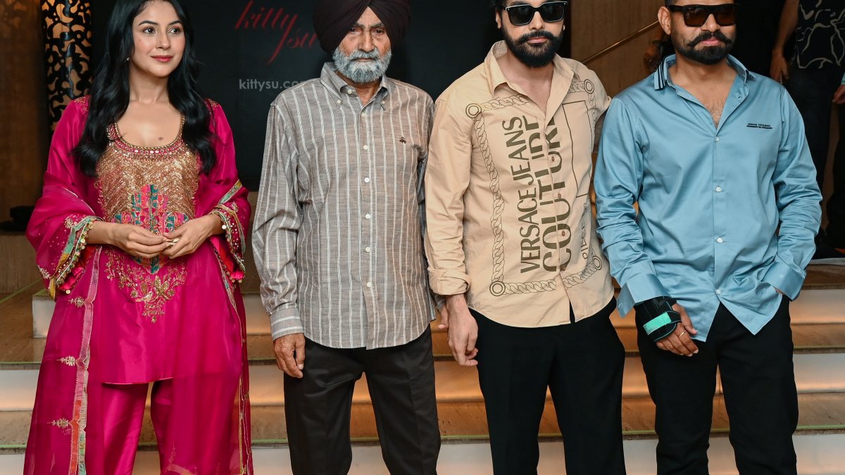 Jai Randhawa, Shehnaaz Gill promote Punjabi film 'Ishqnama' in Delhi