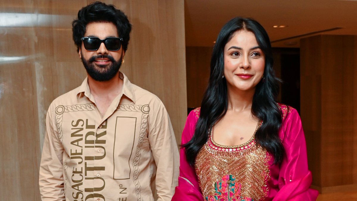 Jai Randhawa and Shehnaaz Gill promote 'Ishqnama' in Delhi