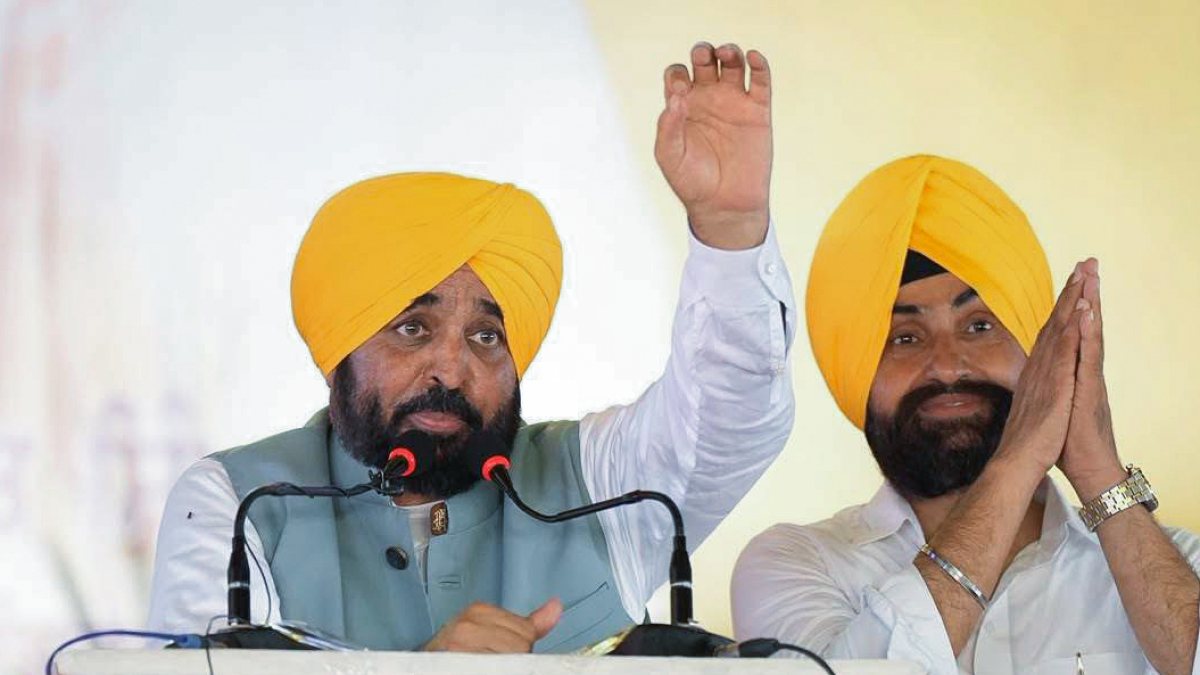 Punjab CM Bhagwant Mann addresses public meeting in Hoshiarpur