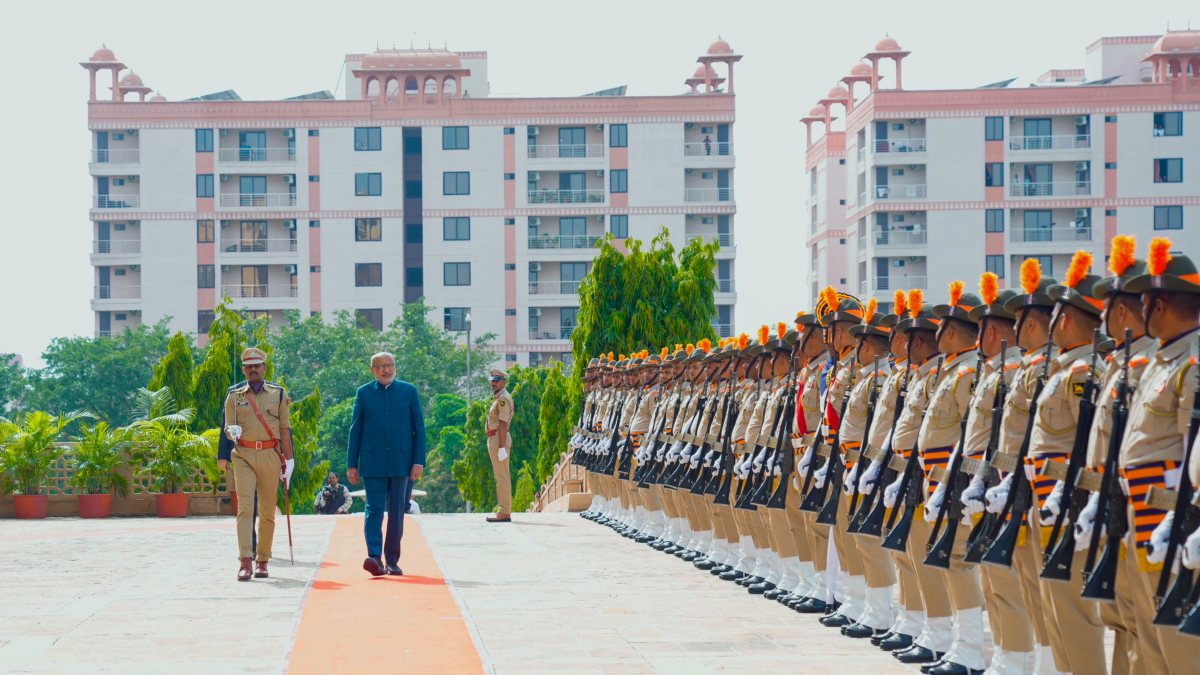 VP Radhakrishnan receives guard of honour in Jaipur