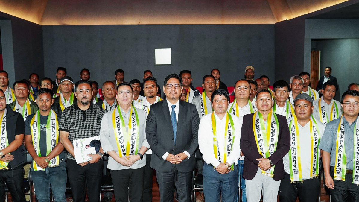 Meghalaya CM Sangma welcomes new NPP Farmers' Front members