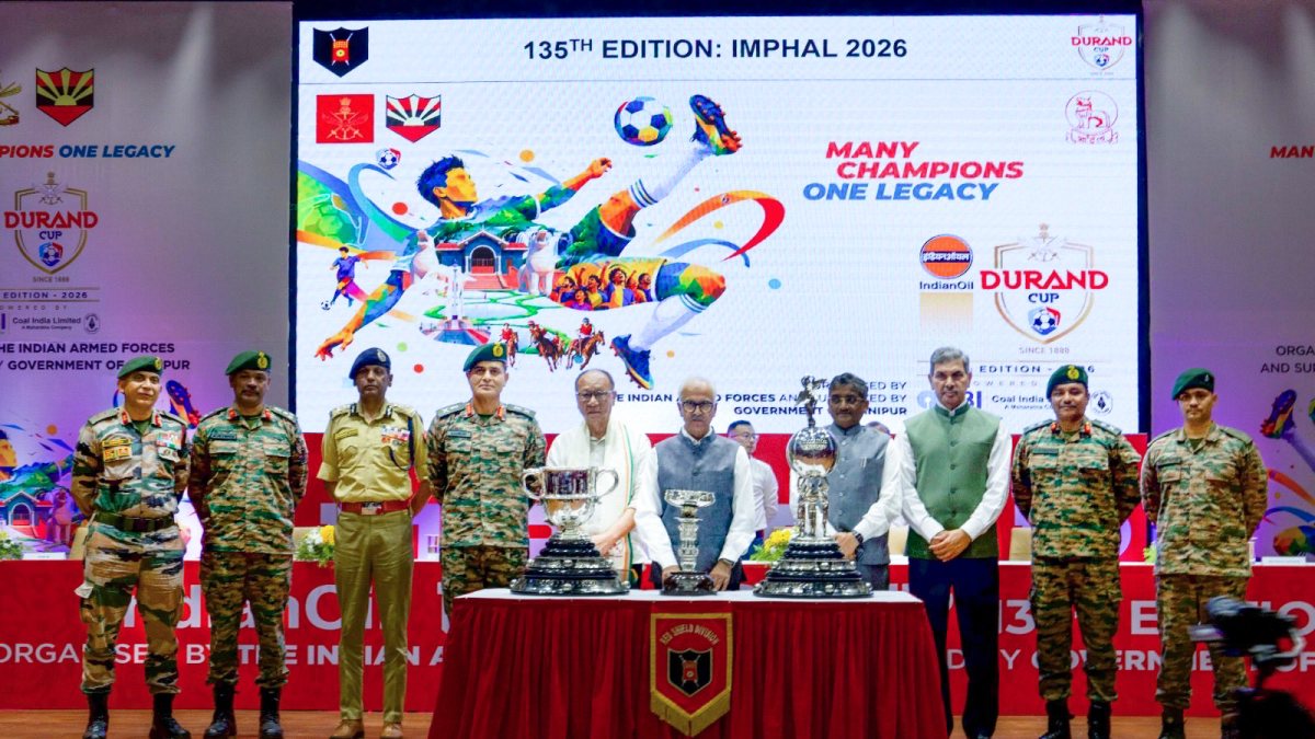 Manipur governor unveils 135th Durand Cup trophy in Imphal