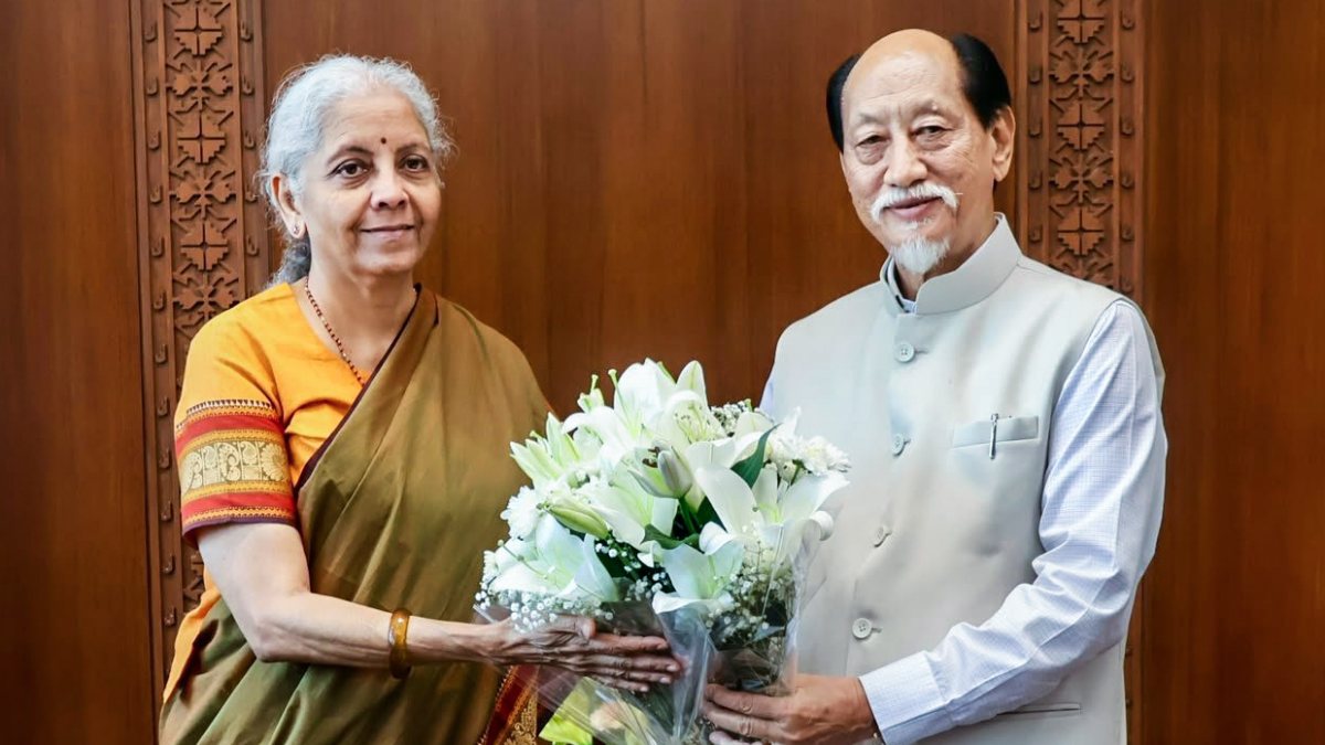 Nagaland CM Rio meets Finance Minister Sitharaman in Delhi