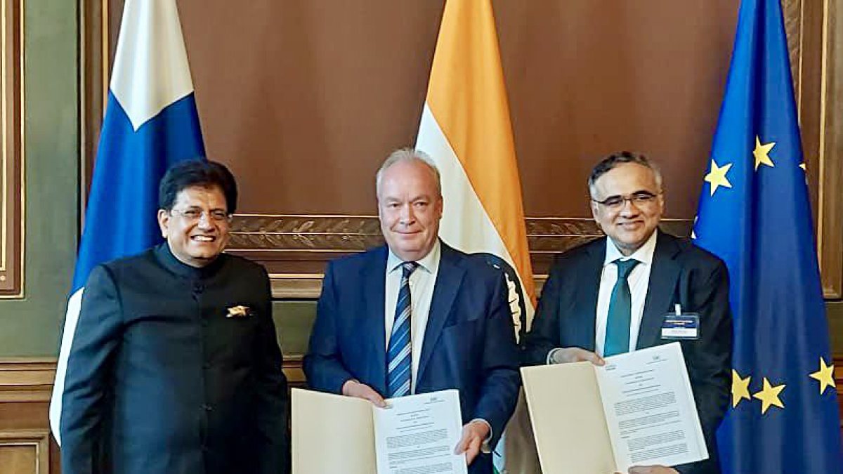 Piyush Goyal attends India-Finland Business Roundtable in Helsinki