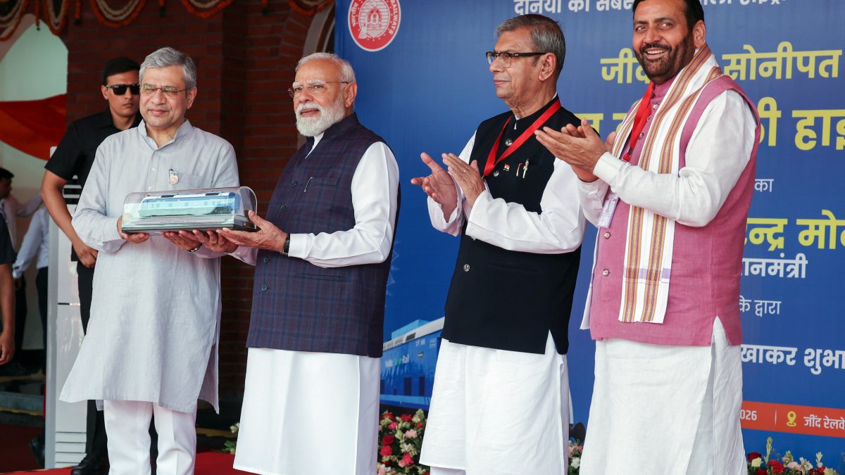 PM Modi launches India's first hydrogen train in Jind