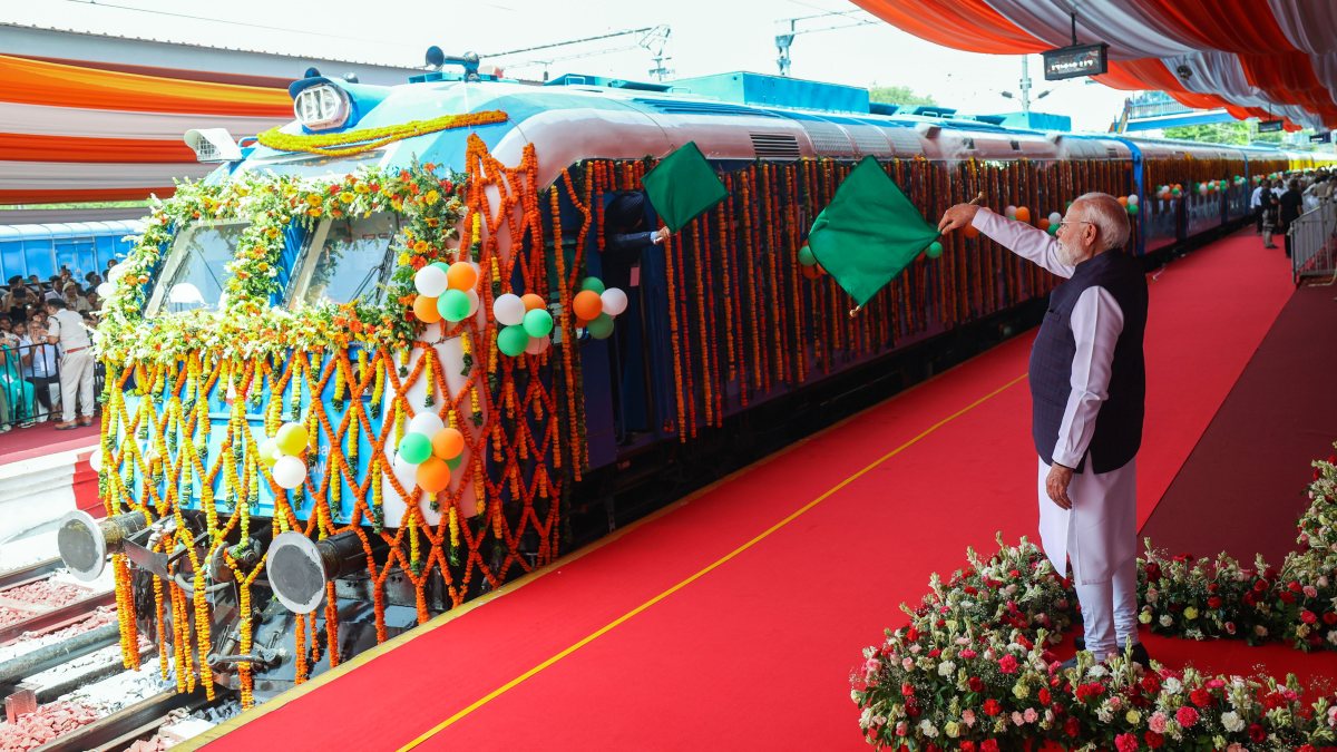 India's first hydrogen train flagged off by PM Modi