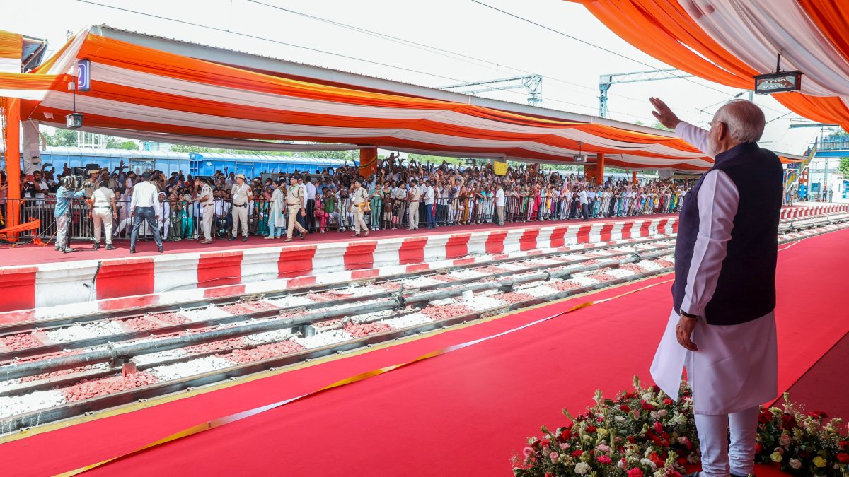 Modi launches India's first hydrogen train in Haryana
