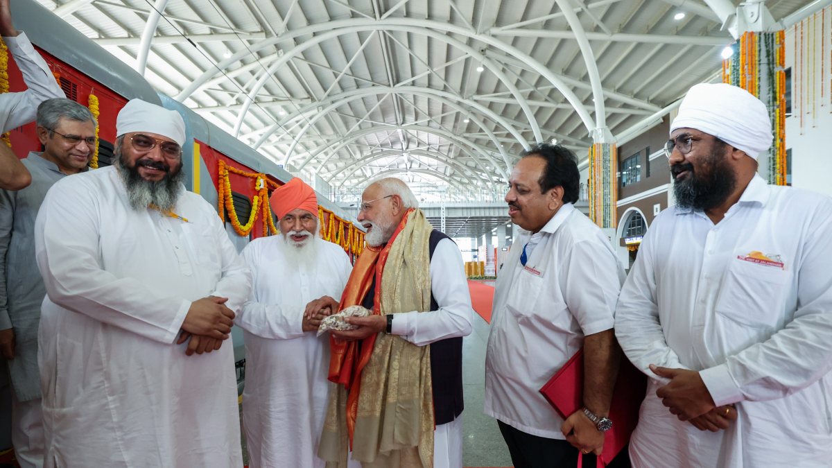 PM Modi flags off new rail services in Jalandhar
