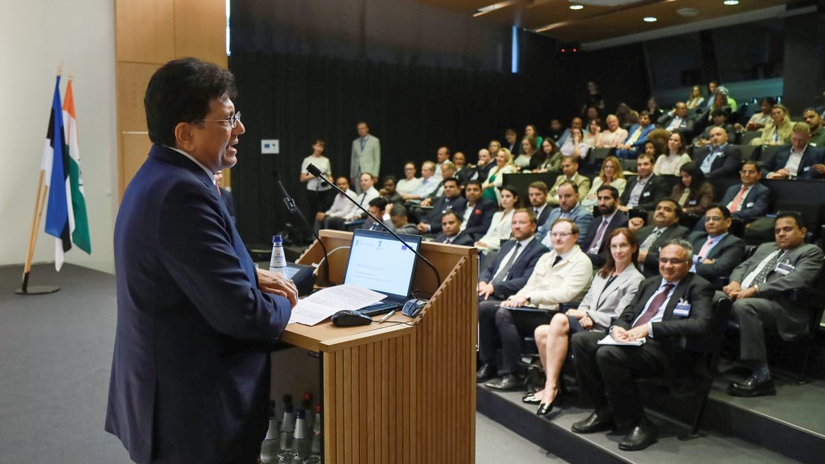 Piyush Goyal addresses India-Estonia Business Forum in Helsinki