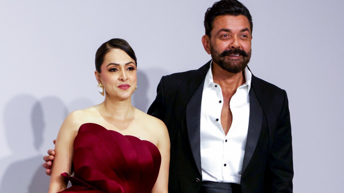 Bobby Deol and wife Tanya attend Gaurav Gupta's couture show
