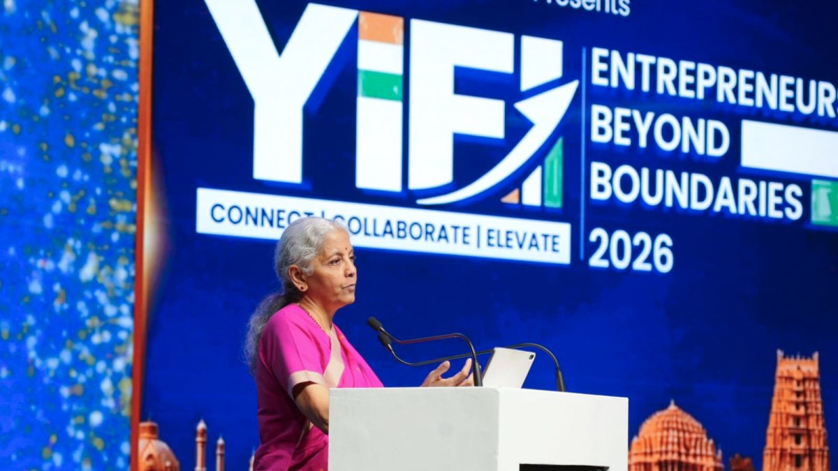 Sitharaman addresses YiFi Entrepreneurship Summit 2026 in Madurai