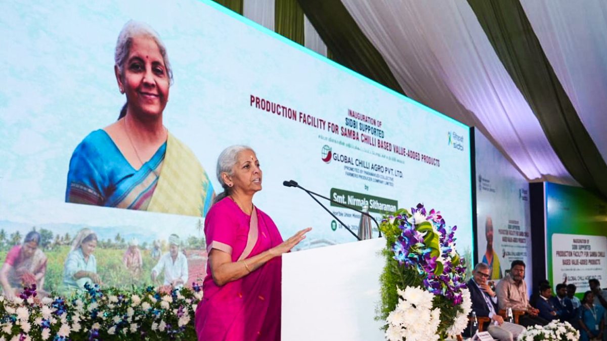 Sitharaman inaugurates integrated chilli processing facility in Virudhunagar