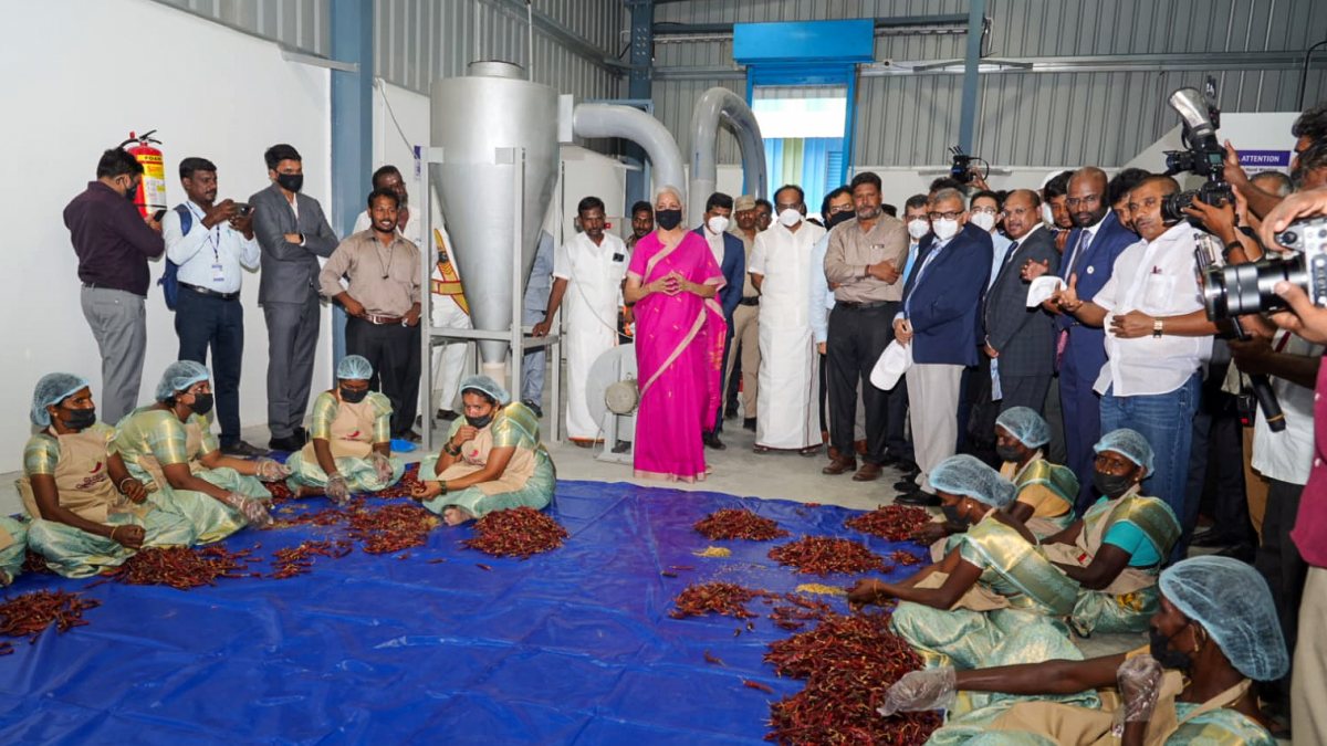 Sitharaman inaugurates integrated chilli processing facility in Virudhunagar