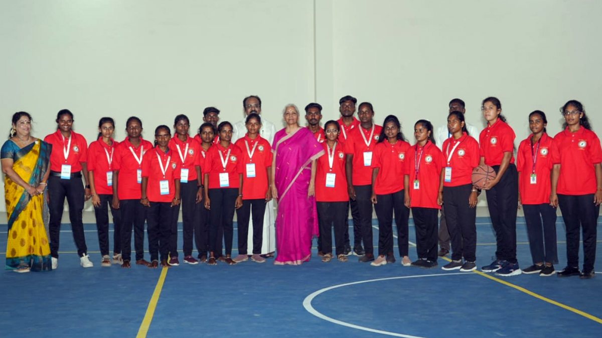 Sitharaman inaugurates indoor sports complex in Tamil Nadu