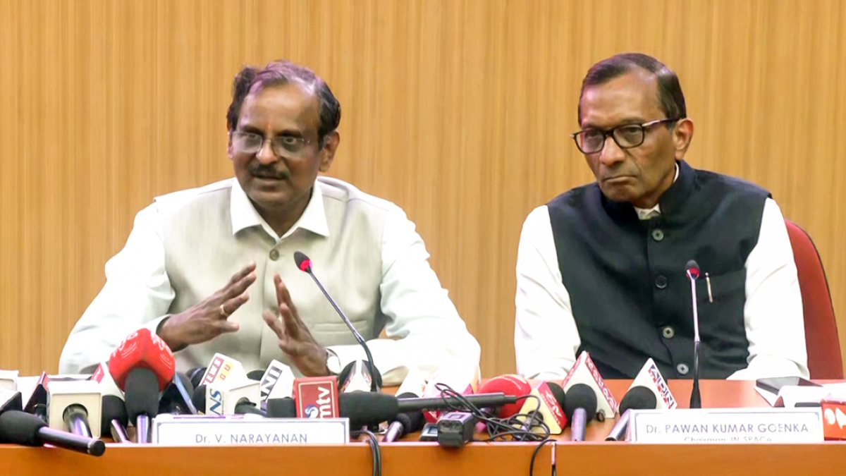 ISRO chief addresses press after Vikram-1 rocket launch