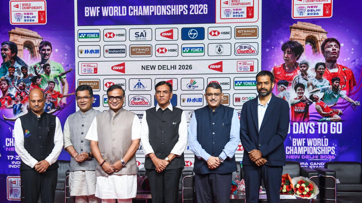 Mansukh Mandaviya unveils mascot for BWF World Championship 2026