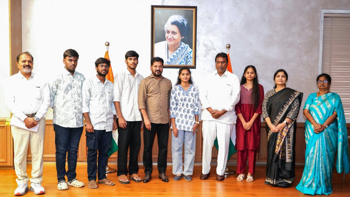 Telangana CM Revanth Reddy lauds Gurukul students for NEET success