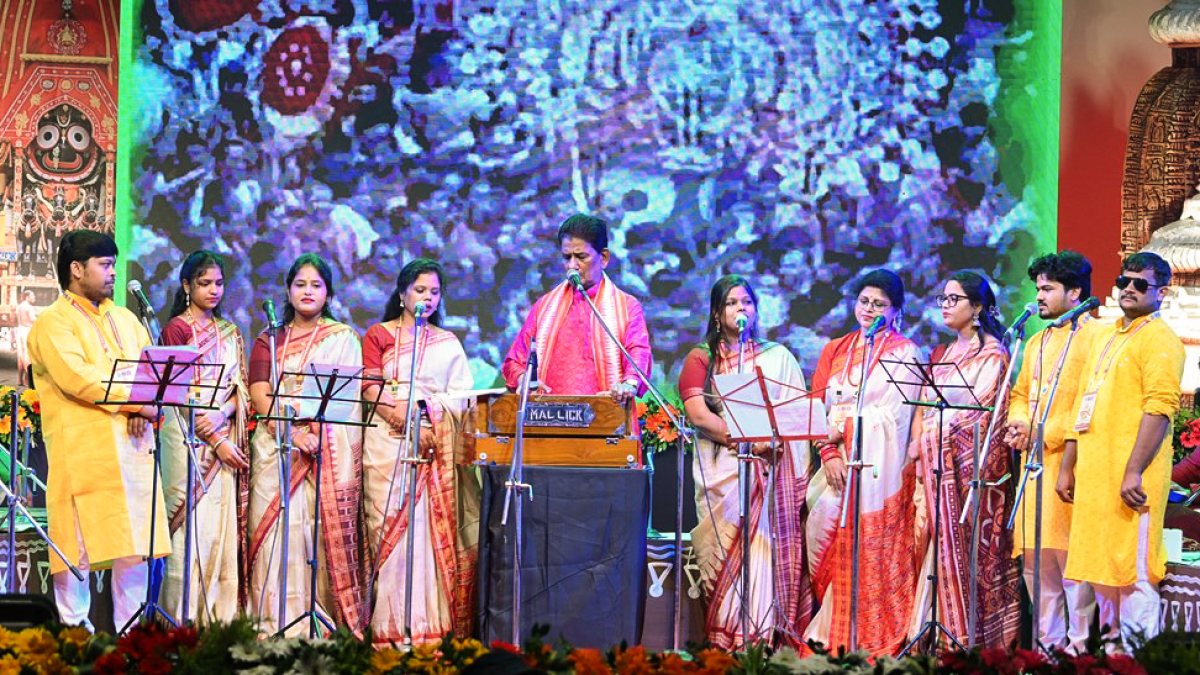 Artists perform at Shree Jagannath music festival in Bhubaneswar