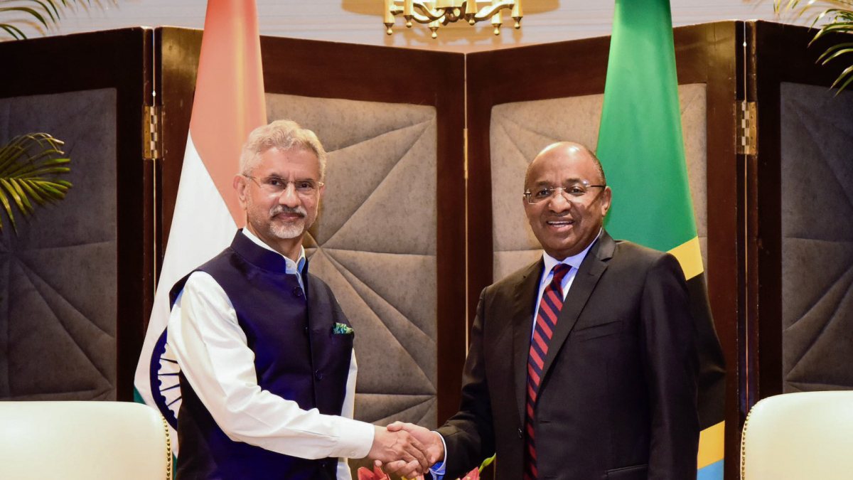 Jaishankar meets Zanzibar president in New Delhi