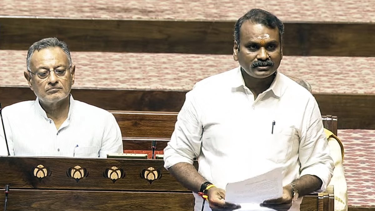 Mos L Murugan addresses Rajya Sabha on Monsoon Session first day