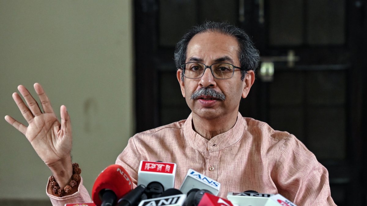 Uddhav Thackeray addresses press conference in New Delhi