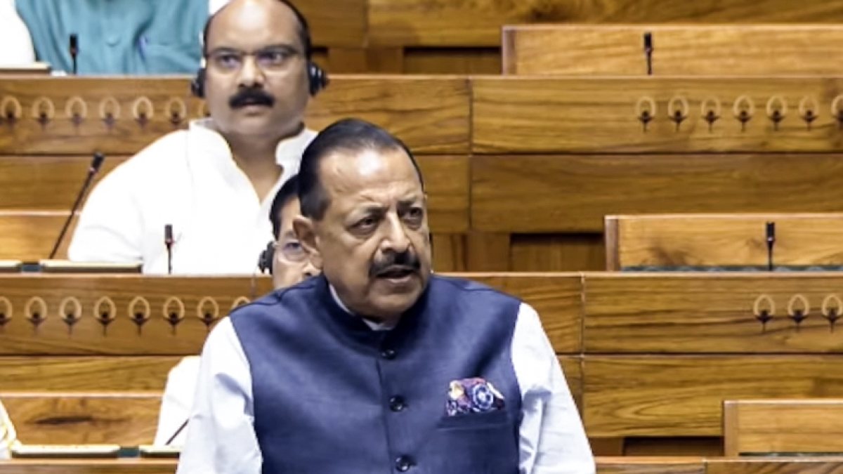 Union MoS Jitendra Singh speaks in Lok Sabha during Monsoon Session