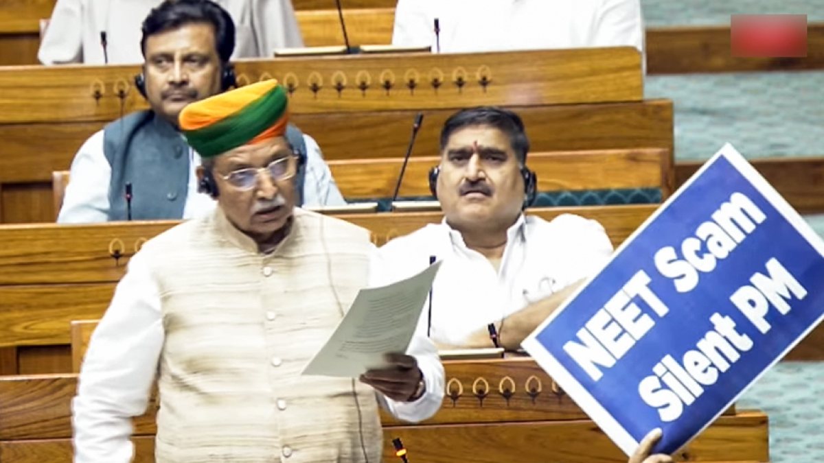 Arjun Ram Meghwal addresses Lok Sabha during Monsoon Session