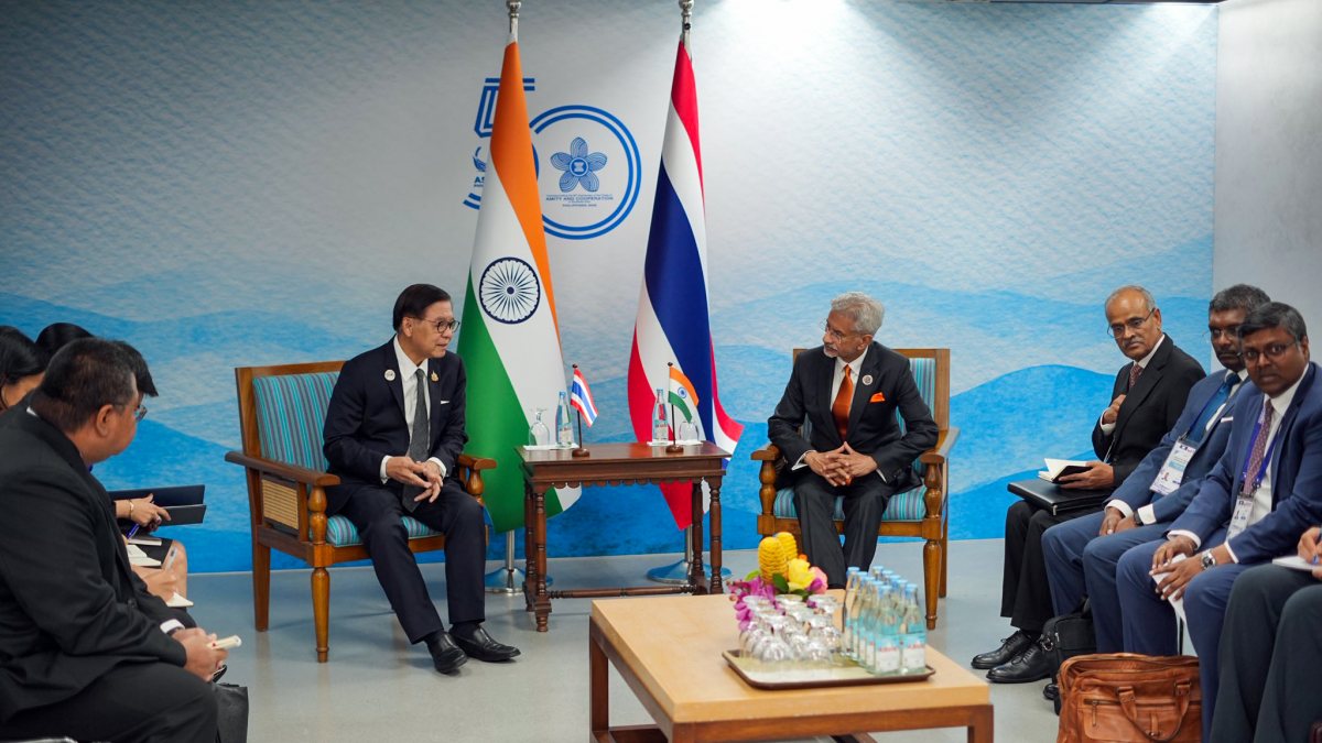 Jaishankar meets Thai deputy PM in Manila