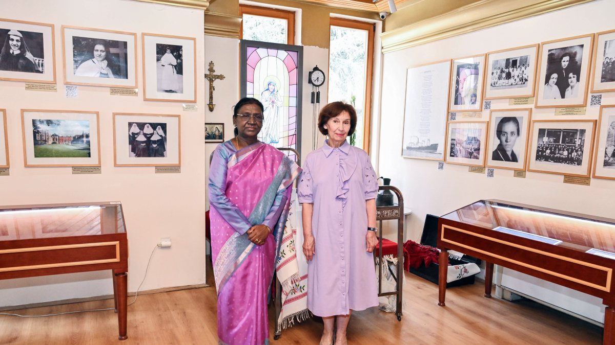 President Murmu visits Mother Teresa memorial in Skopje