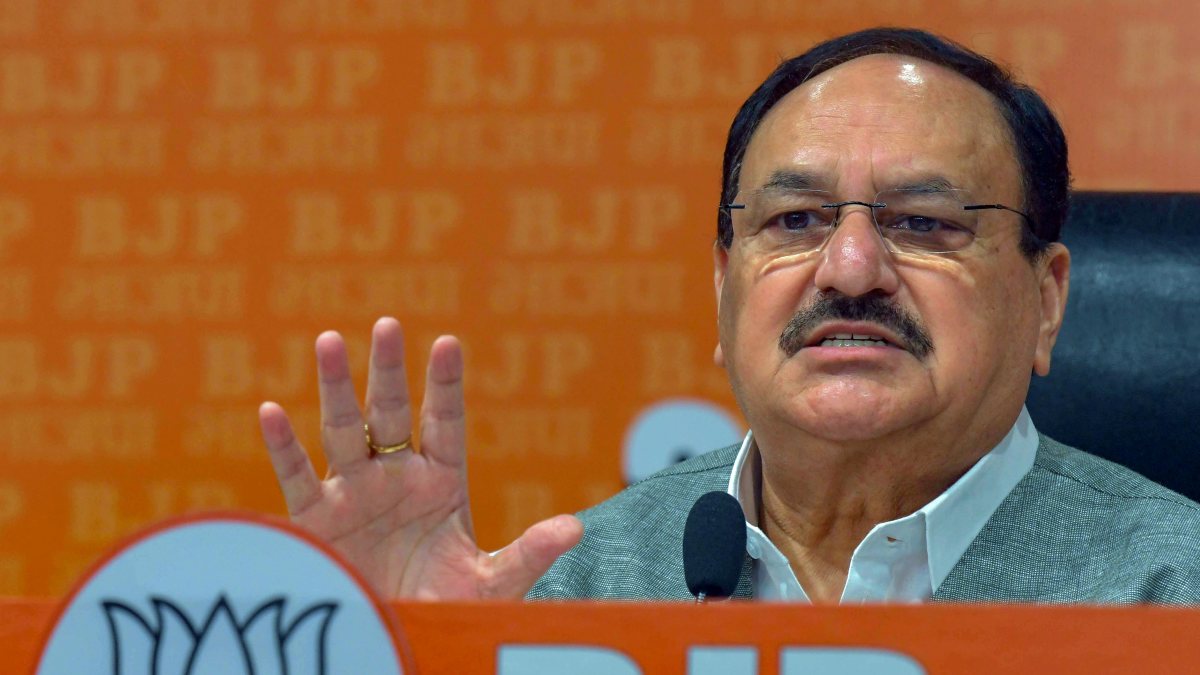 Union Health Minister JP Nadda addresses press conference in New Delhi