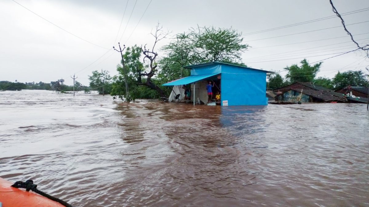 67 rescued in Navsari village after torrential rains