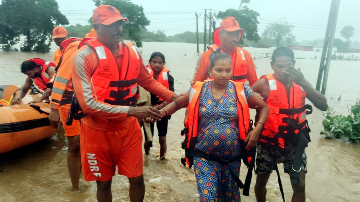 NDRF rescues 67 in Navsari flood-hit village