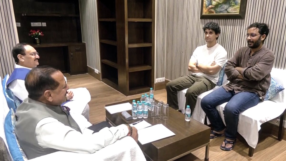 Cockroach Janta Party leaders meet Union ministers in Delhi