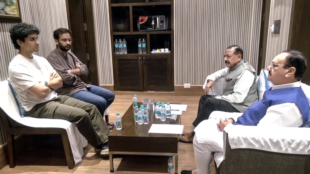 Cockroach Janta Party leaders meet Union ministers in Delhi