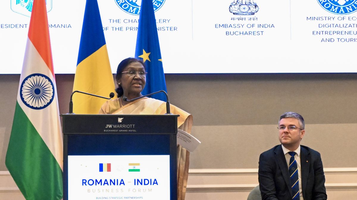 President Murmu addresses India-Romania Business Forum in Bucharest
