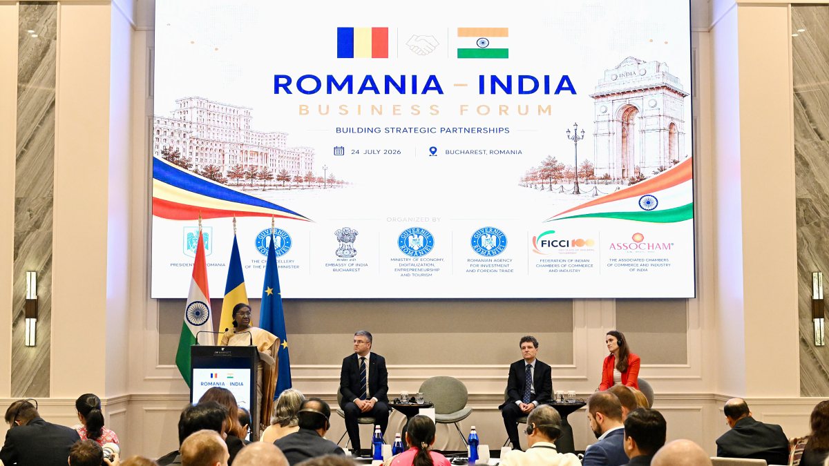 President Murmu addresses India-Romania Business Forum in Bucharest