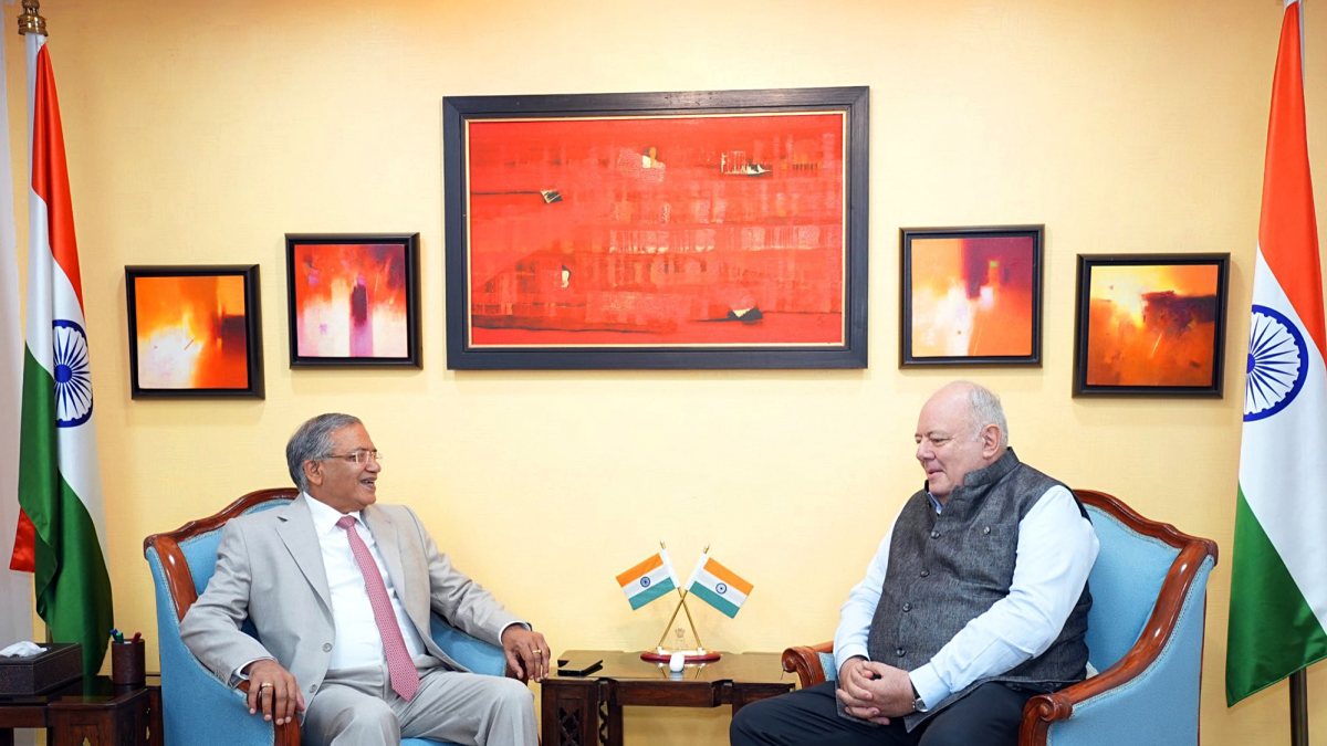 CEC Gyanesh Kumar meets Uruguay envoy in New Delhi