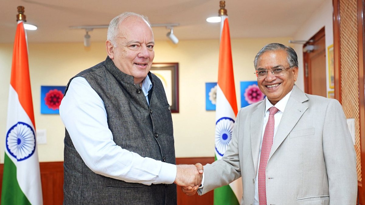 CEC Gyanesh Kumar meets Uruguay envoy in New Delhi