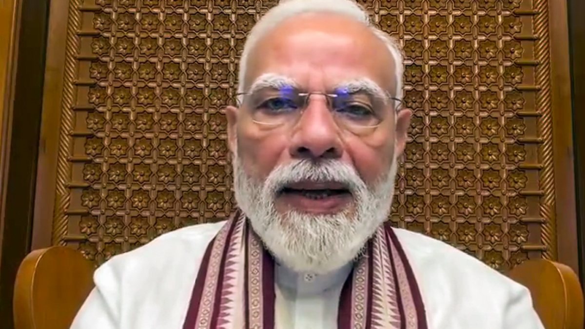 Prime Minister Narendra Modi shares a video on his Instagram after his recent…