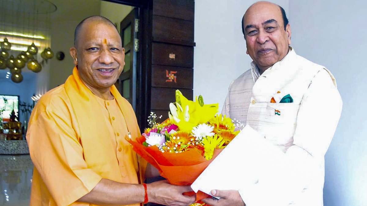 Uttar Pradesh Chief Minister Yogi Adityanath pays a courtesy call on Bihar…