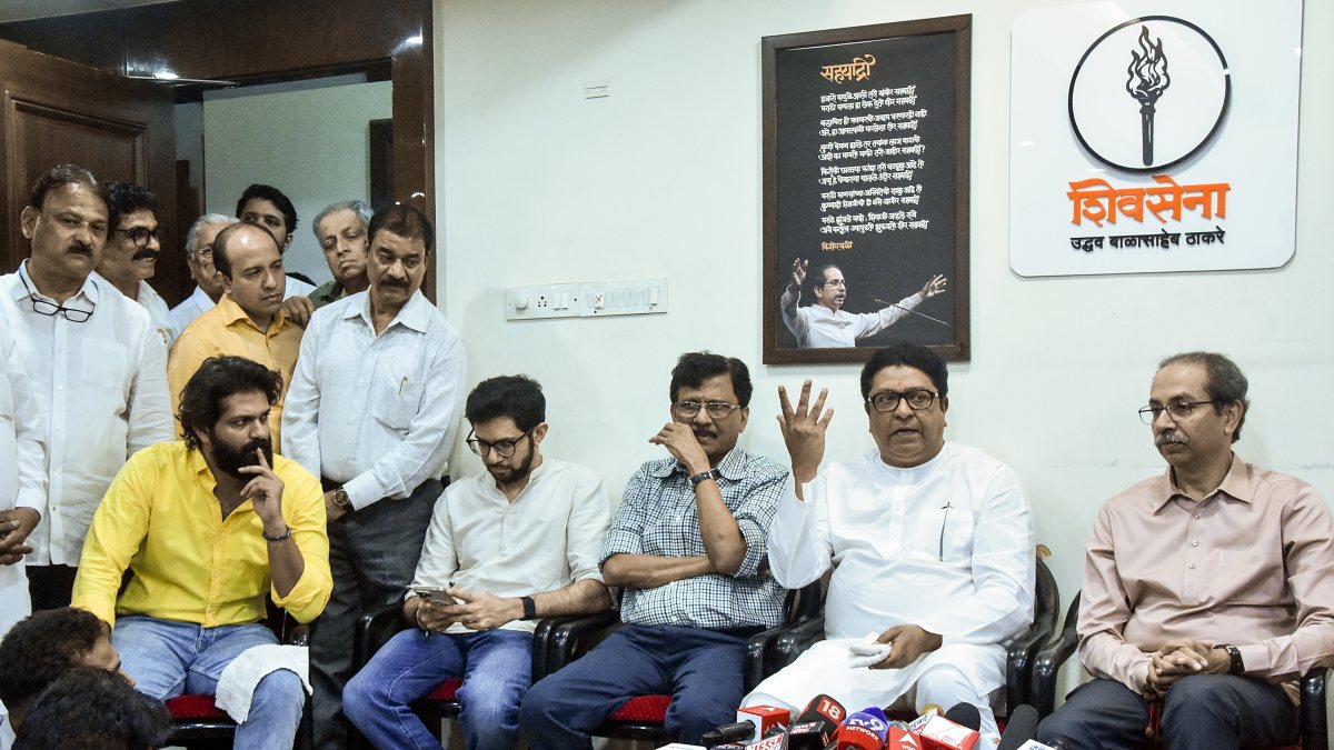 Maharashtra Navnirman Sena (MNS) Chief Raj Thackeray and Shiv Sena (UBT)…