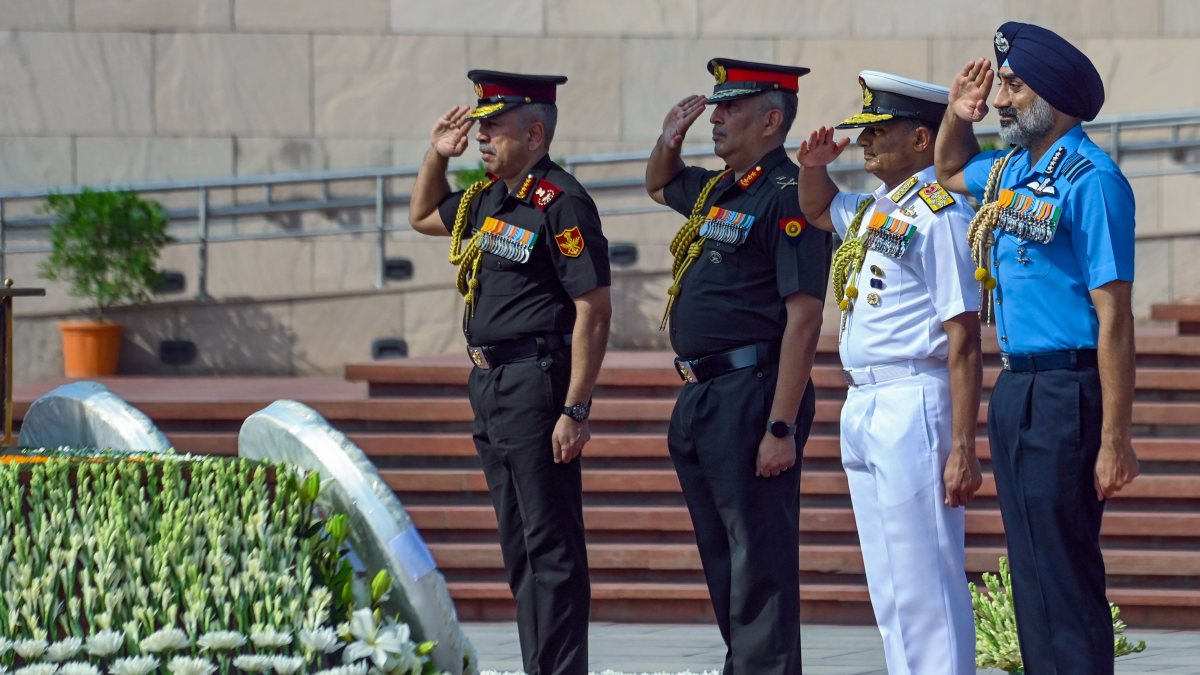 Chief of Defence Staff General NS Raja Subramani, Chief of the Air Staff Air…