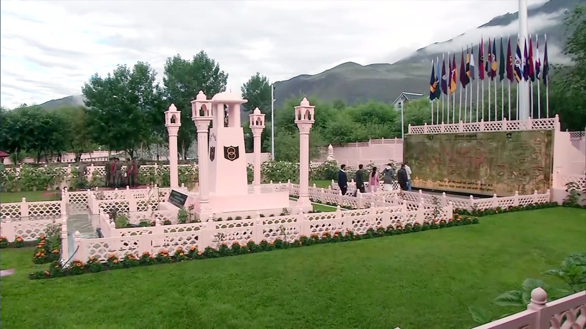 People visit the Kargil War Memorial on the occasion of 27th Kargil Vijay…