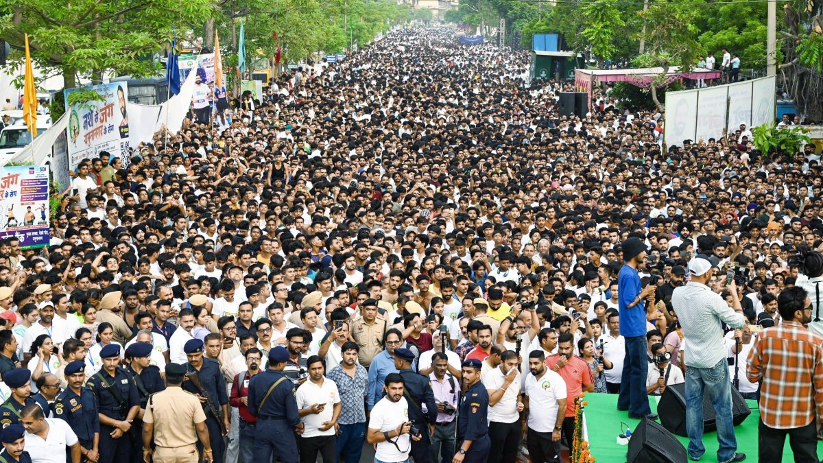 Youth run marathon in Haryana's War on Drugs campaign