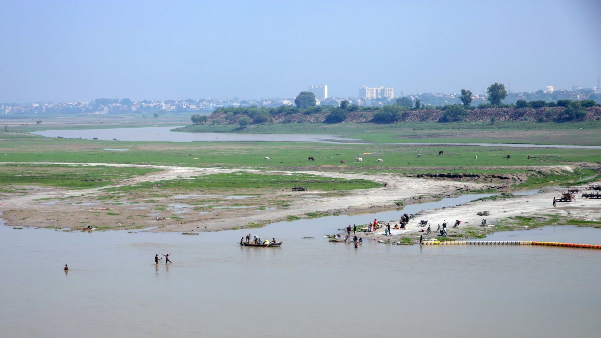Ganga swells in Prayagraj after heavy monsoon rains